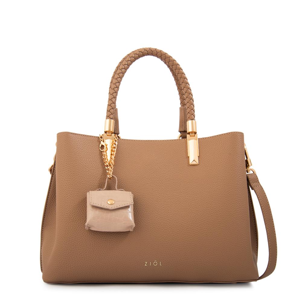 CARTERA DOS ASAS ZIOL BAMBINA BEIGE - 1