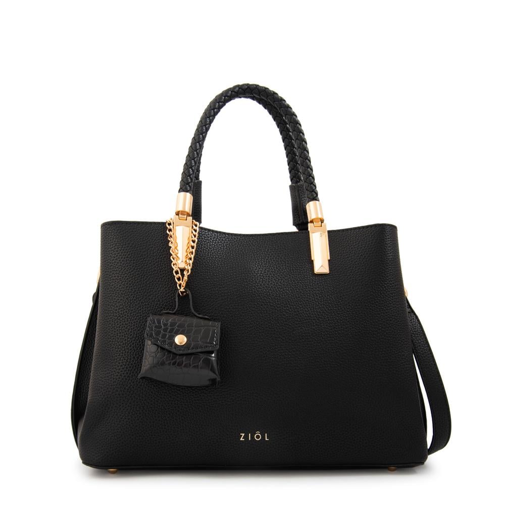 CARTERA DOS ASAS ZIOL BAMBINA NEGRO - 1