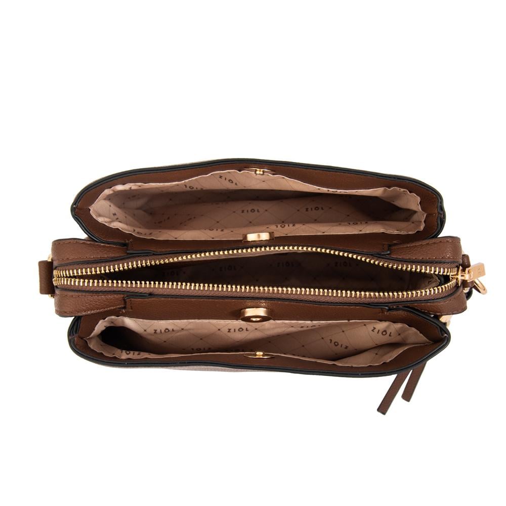 CARTERA CROSSBODY ZIOL ANTONIETA CAFE - 4