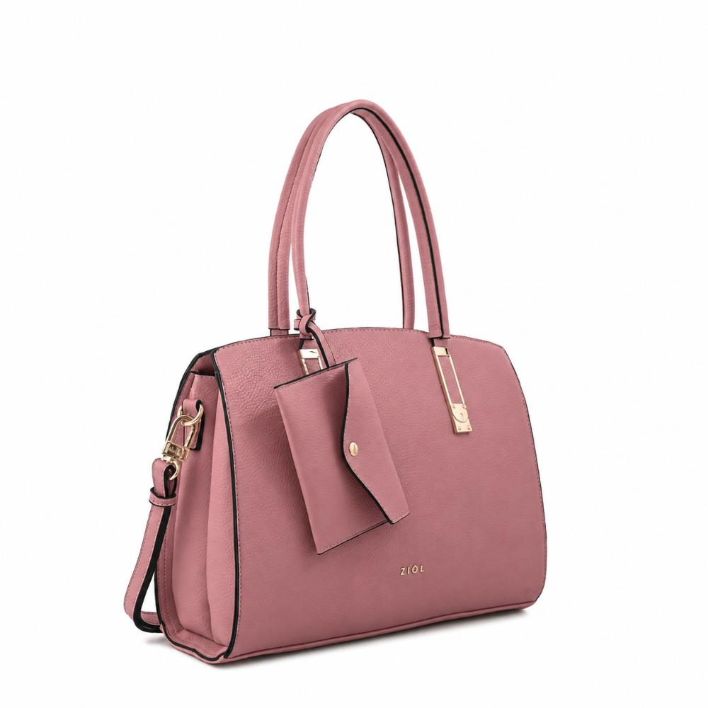 CARTERA YANINA MUJER ZIOL ROSADO - 2