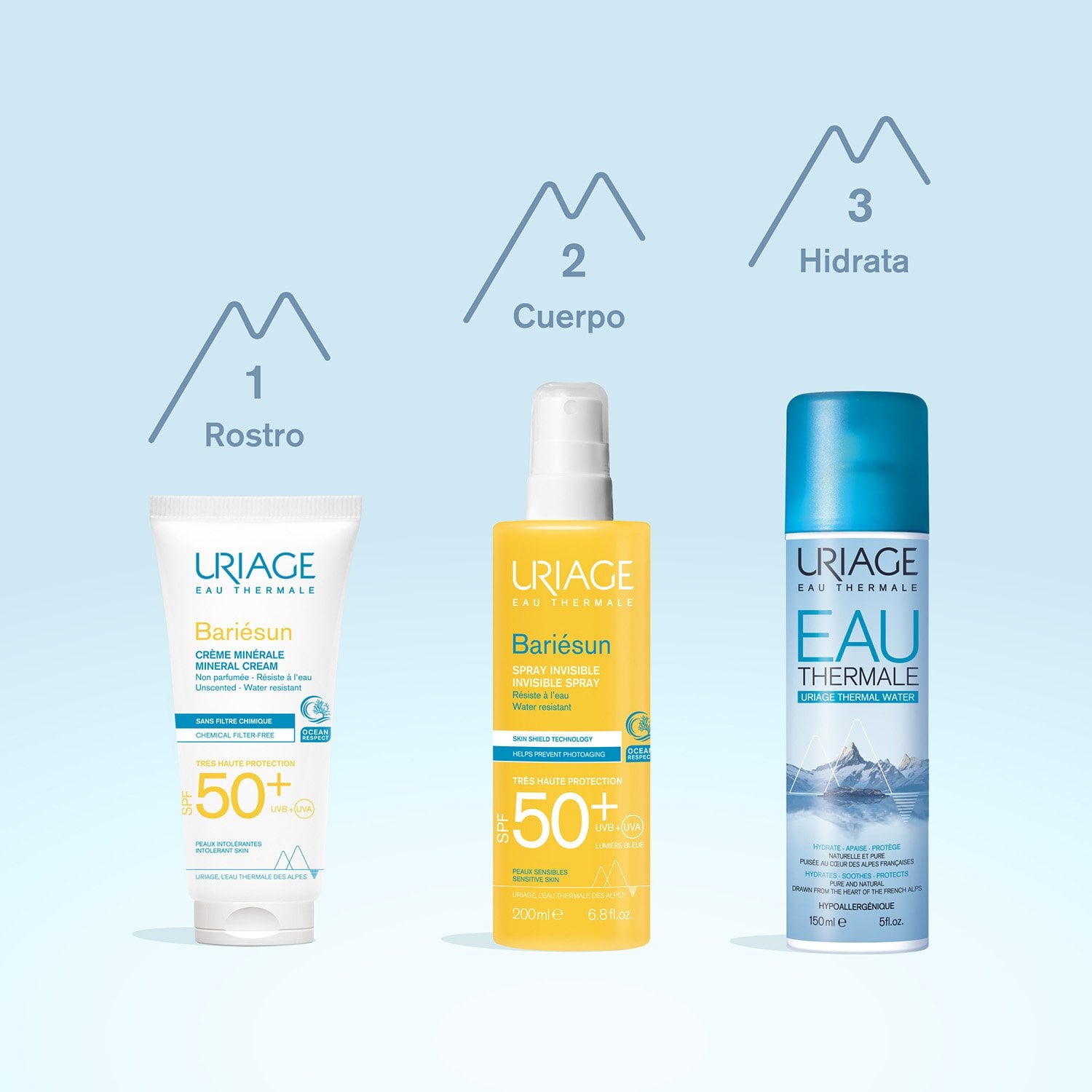 URIAGE BARIÉSUN CREMA MINERAL SPF50+ 100ML - PROTECCIÓN MUY ALTA PARA PIELES INTOLERANTES A FILTROS QUÍMICOS - 5