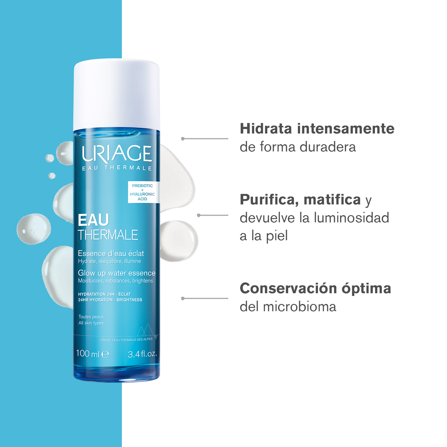 EAU ESENCIA DE AGUA ILUMINADORA 100ML - 2