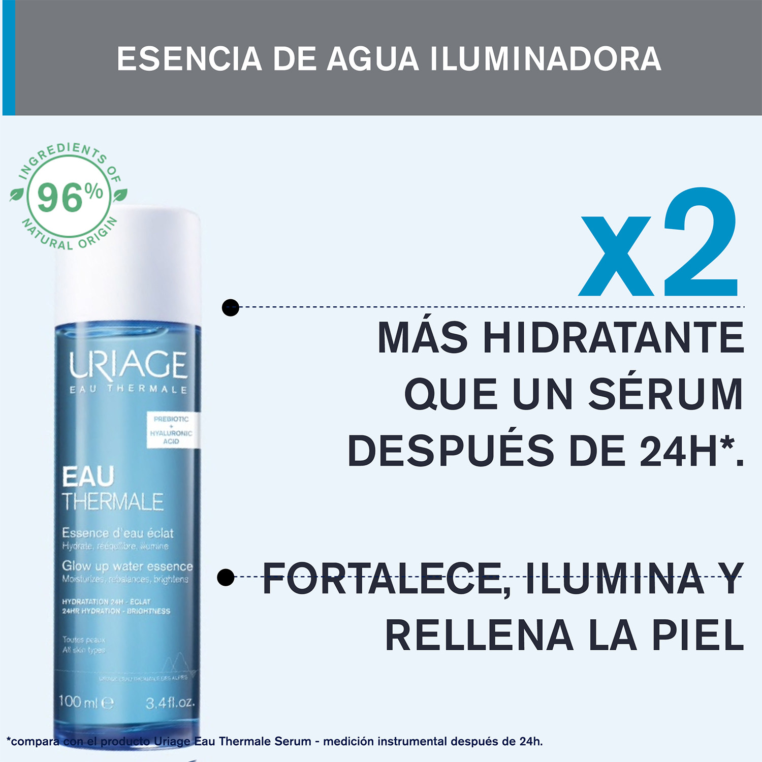 EAU ESENCIA DE AGUA ILUMINADORA 100ML - 3