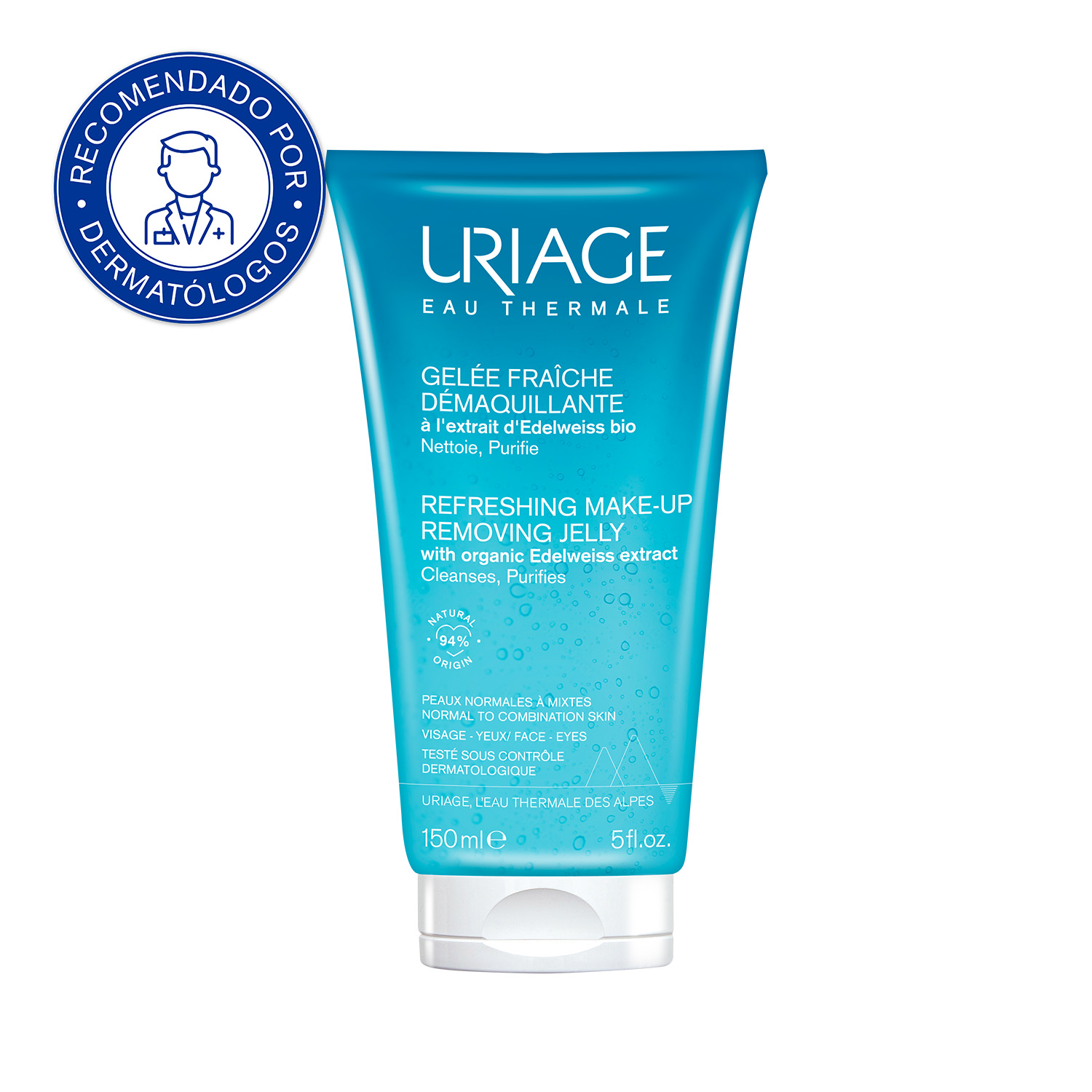 URIAGE GEL DESMAQUILLANTE DERMATOLOGICO 150ML - 1