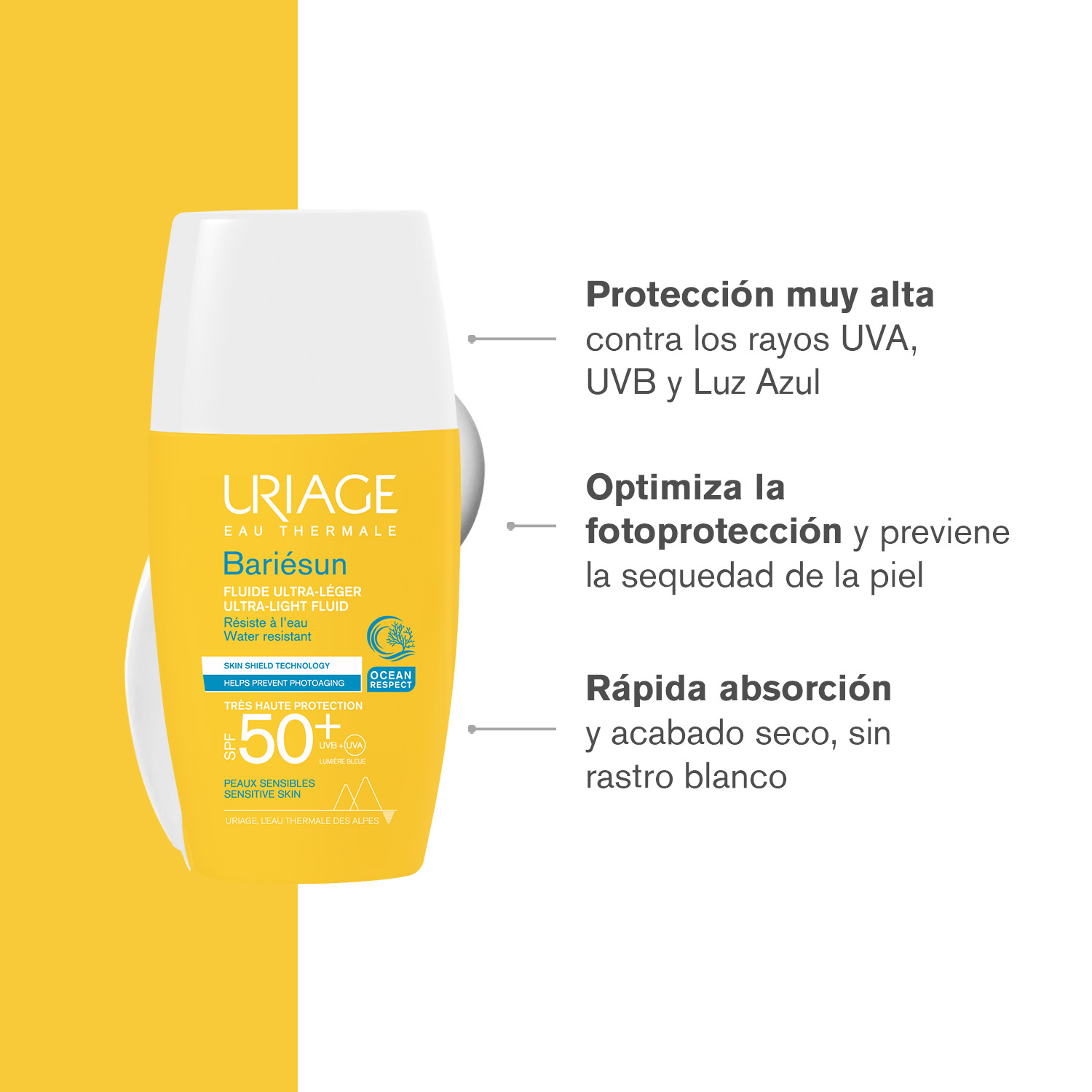 BARIESUN SPF50+ FLUIDO ULTRA LIGERO 30ML - 2
