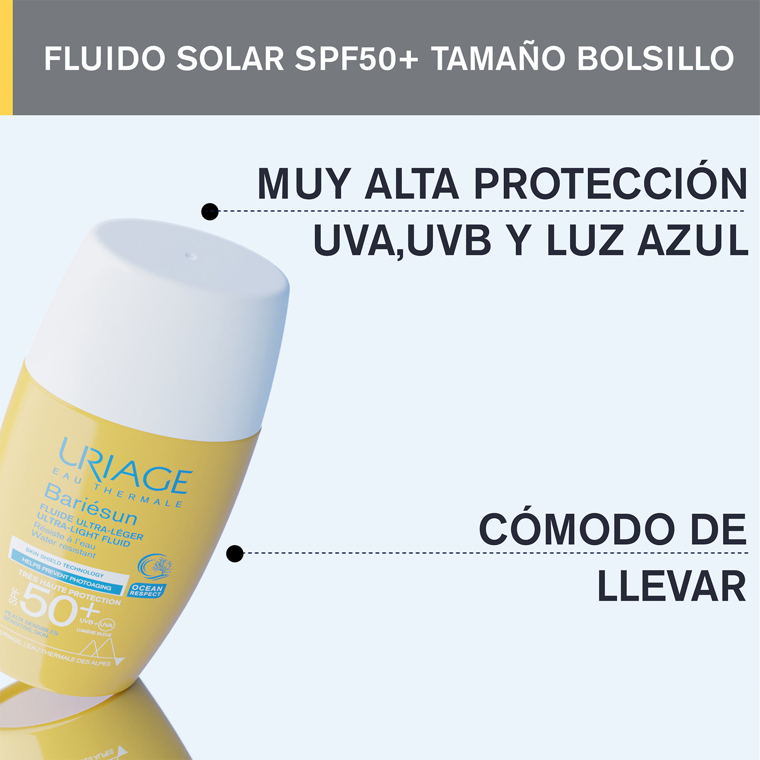 BARIESUN SPF50+ FLUIDO ULTRA LIGERO 30ML - 3