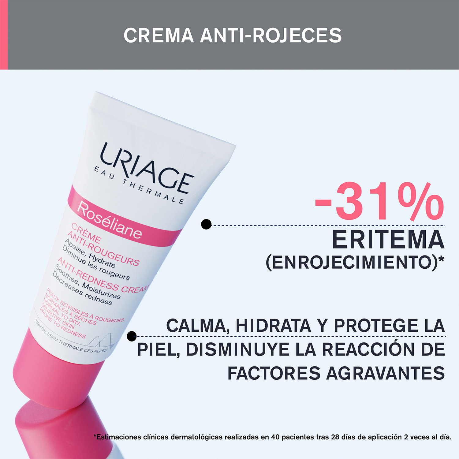 ROSELIANE CREMA TRATAMIENTO ANTIROJECES 40ML - 4