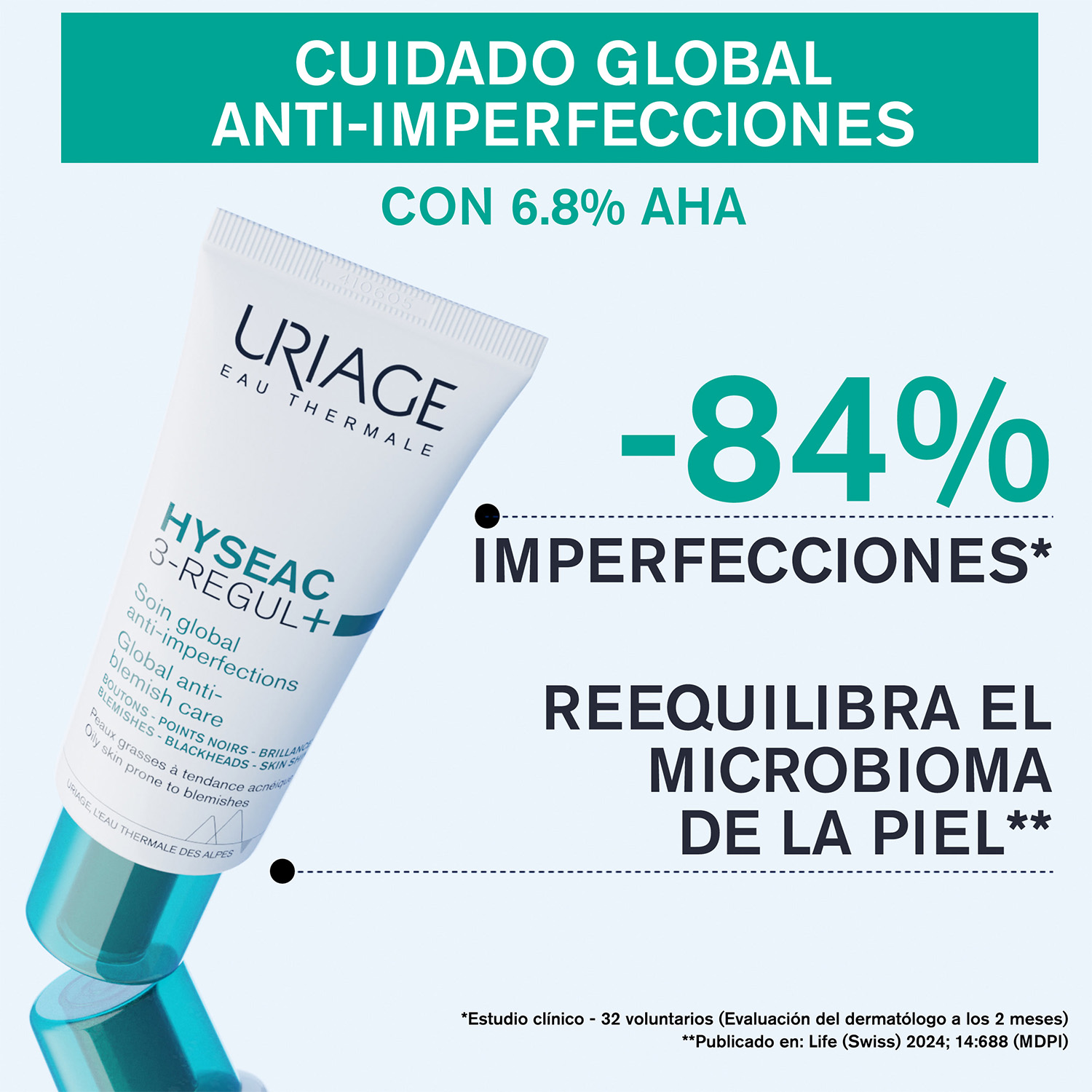 HYSÉAC 3REGUL+ CUIDADO GLOBAL ANTI-IMPERFECCIONES - 2
