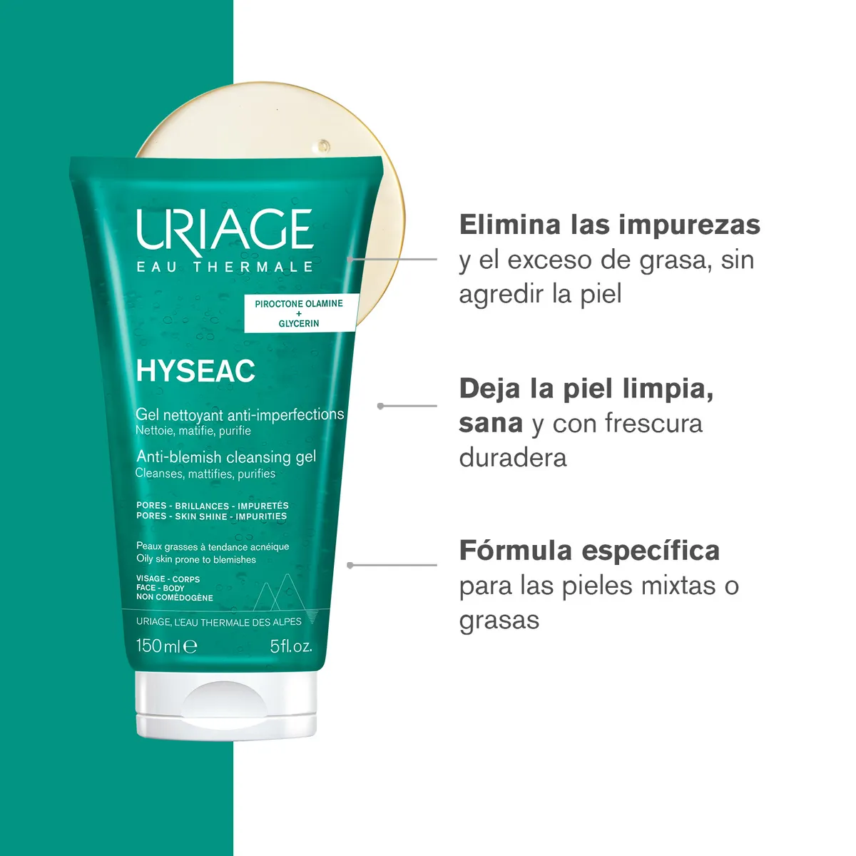 HYSEAC GEL NETTOYANT 150M - 2