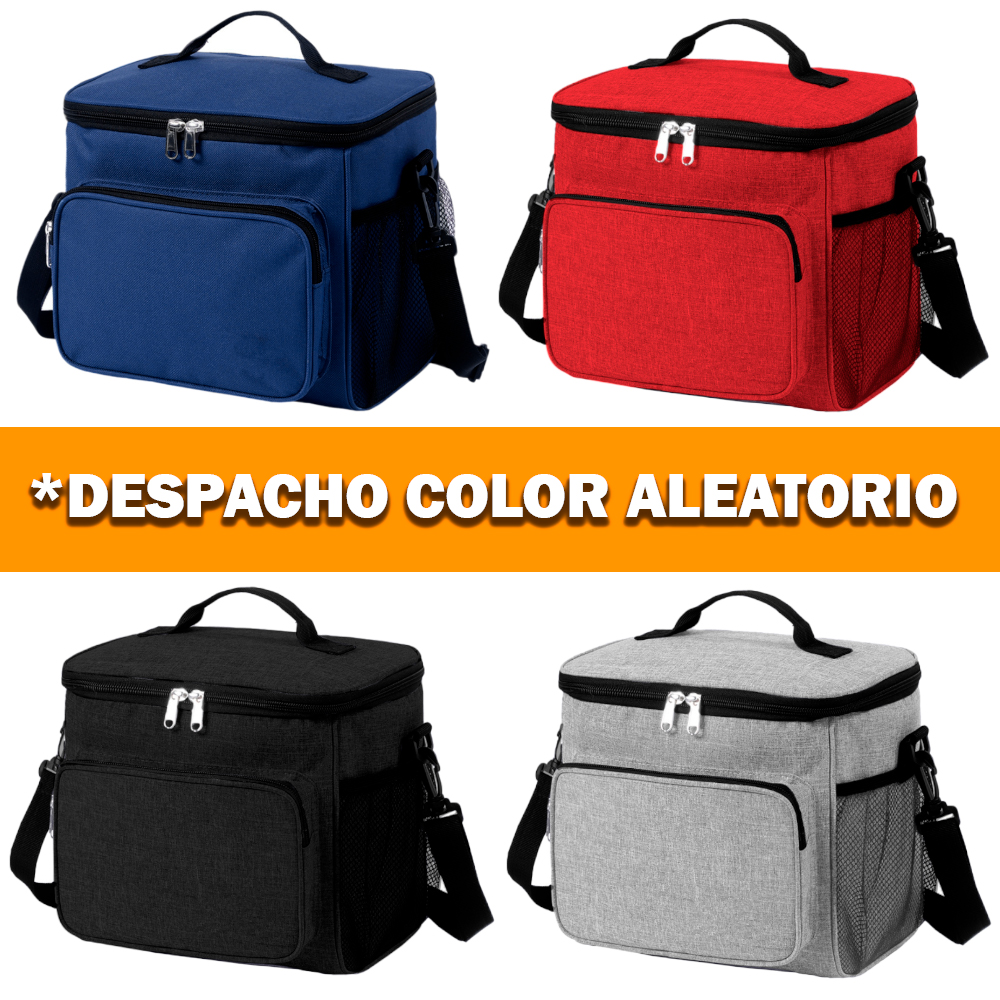 LONCHERA TÉRMICA COMIDA ALIMENTOS IMPERMEABLE 02X ALEATORIO - 2