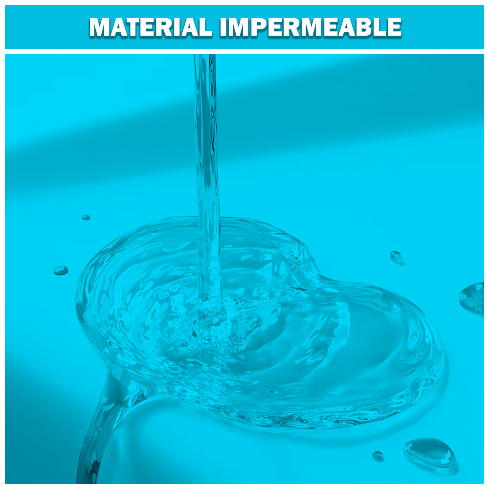CORTINA DE BAÑO MODERNA IMPERMEABLE ACCESORIO PARA DUCHA U11 TURQUESA - 5