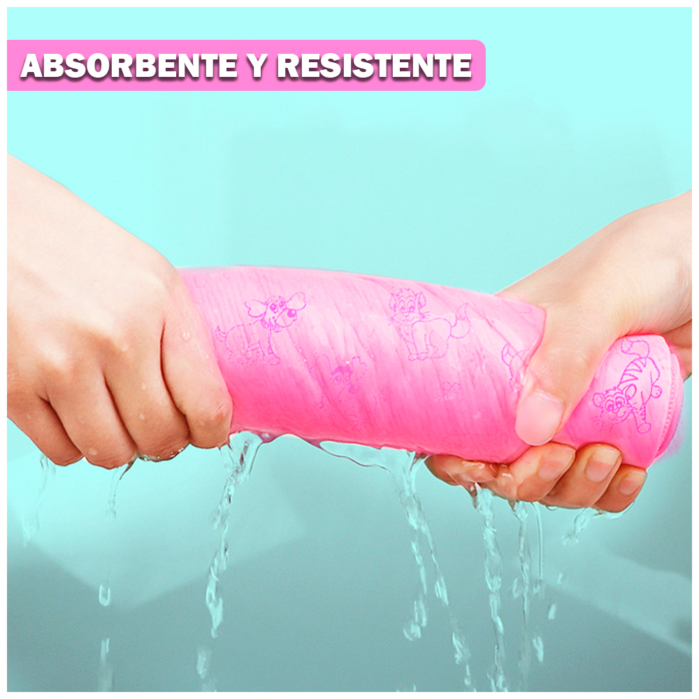 TOALLA ABSORBENTE MANTA PARA PERROS M42 ROSADO - 5