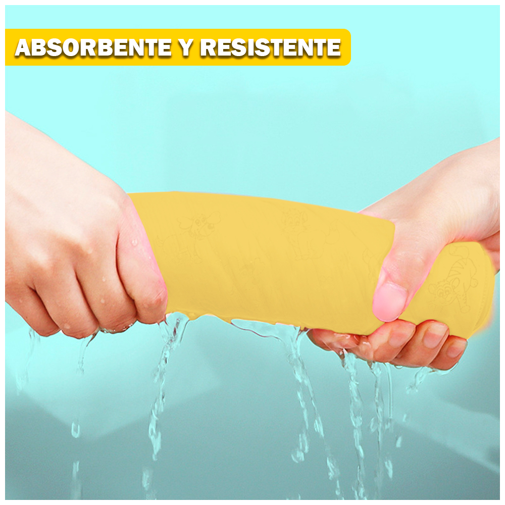 TOALLA ABSORBENTE MANTA PARA PERROS M42 AMARILLO - 5