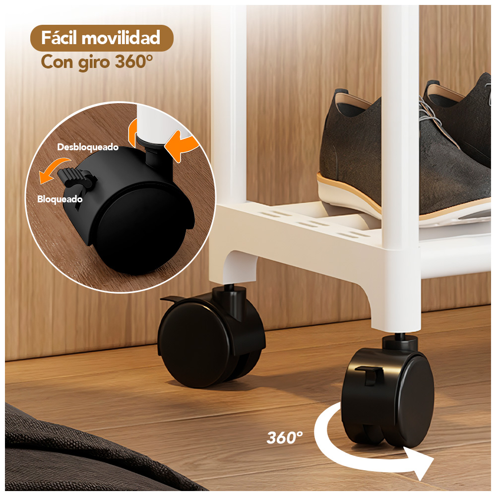 Colgador de pared multiusos con doble gancho, acero cromado Dicarlo