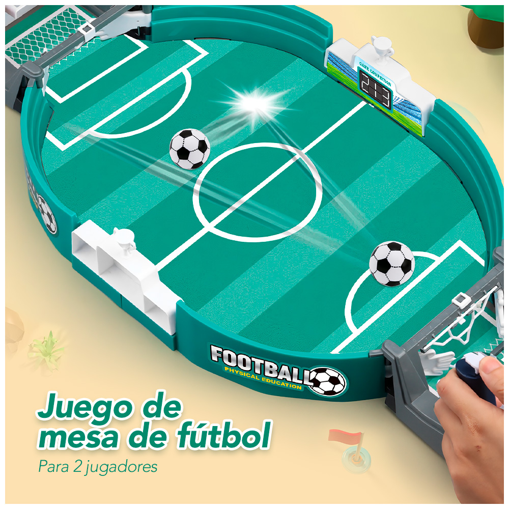 Wakauto Juego Interactivo de Futbolín para Niños Pequeños, Mini Fútbol de Mesa con 2 Porterías, 1 Balón y 4 Pares de Zapatos, Juguete de Dedos para Coordinación y Juego en Fiestas Wakauto Juego Interactivo de Futbolín para Niños Pequeños, Mini Fútbol de Mesa con 2 Porterías, 1 Balón y 4 Pares de Zapatos, Juguete de Dedos para Coordinación y Juego en Fiestas