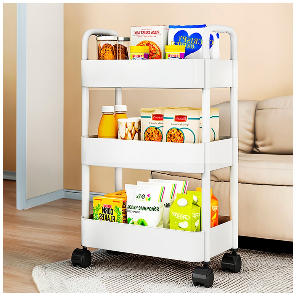ORGANIZADOR SASHIJA BLANCO RUEDAS 3 NIVELES JK3 COCINA - 1