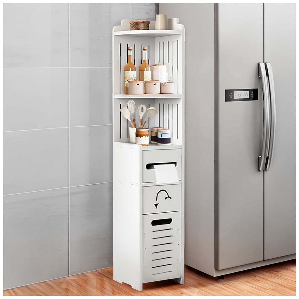 ORGANIZADOR ESTANTE CON DISPENSADOR DE PAPEL PARA COCINA S85-A - 1