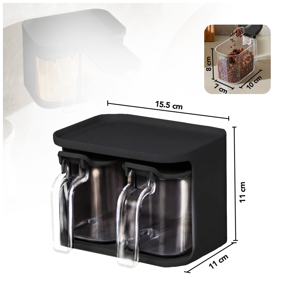 CARRITO ORGANIZADOR 3 NIVELES PARA COCINA JK3 Y CONDIMENTERO COLGANTE NG F48 - 5