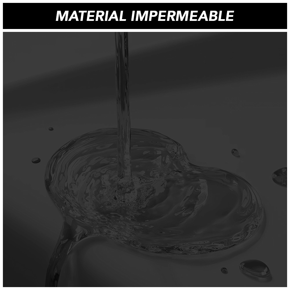 CORTINA DE BAÑO MODERNA IMPERMEABLE ACCESORIO PARA DUCHA NEGRO U11 - 5