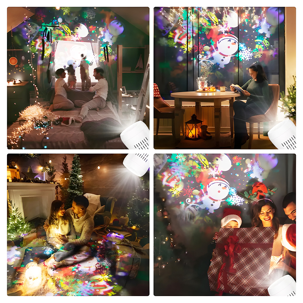 FOCO PROYECTOR LED NAVIDEÑO COLORIDO K43 - 4