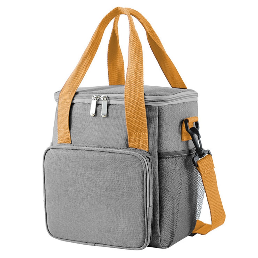 LONCHERA TÉRMICA IMPERMEABLE CON CORREA PLOMO X57 - 1