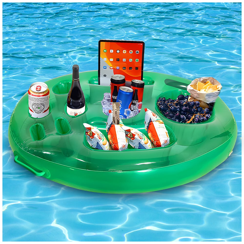 FLOTADOR SOPORTE INFLABLE DE BEBIDAS PARA PISCINA B60 - 1