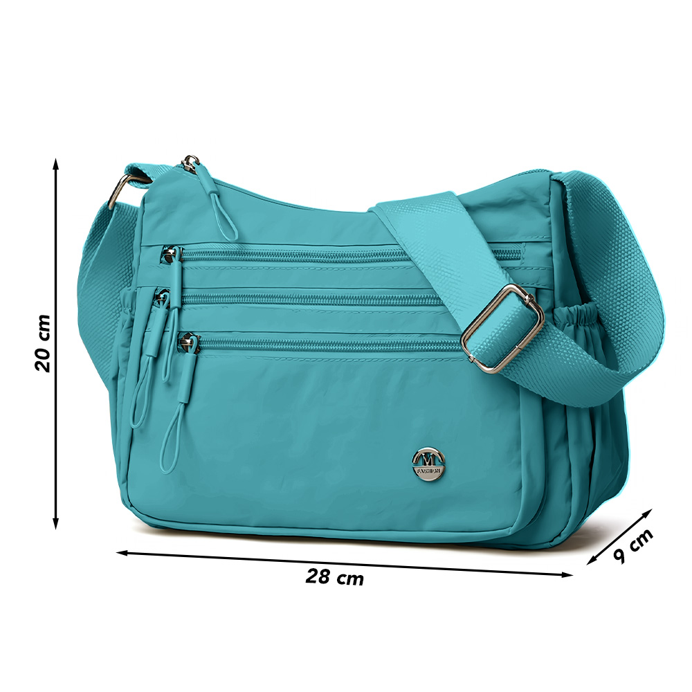 MORRAL PARA MUJER CON CORREA AJUSTABLE Y MÚLTIPLES BOLSILLOS TQ BP3 - 6