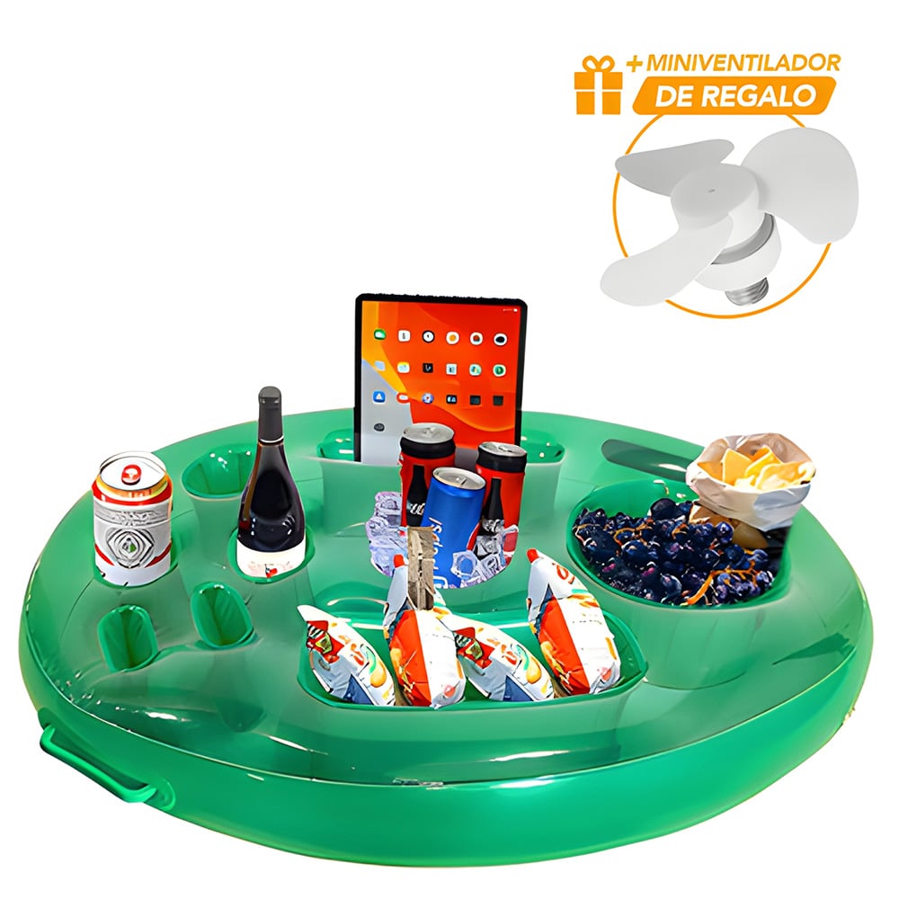 FLOTADOR SOPORTE INFLABLE B60 Y VENTILADOR GF0 DE REGALO - 1