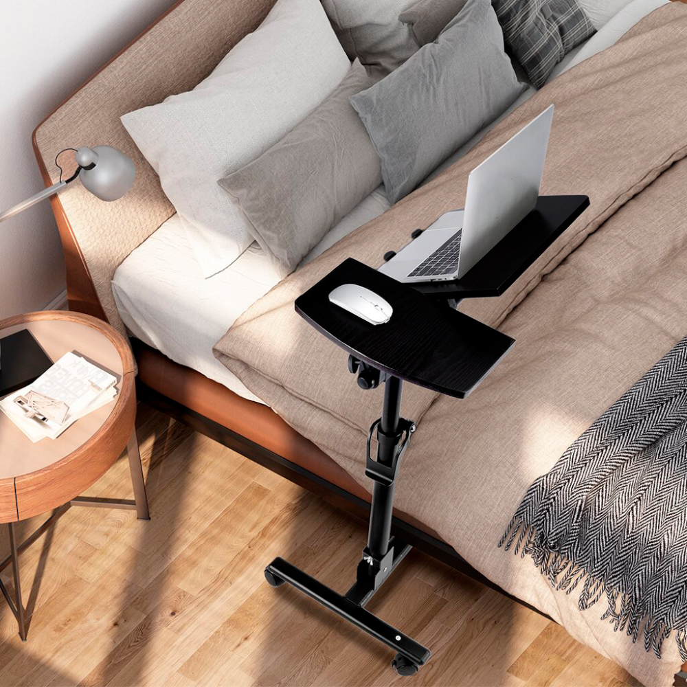 MESA PARA LAPTOP CON RUEDAS PORTÁTIL AJUSTABLE PORTA MOUSE - 3