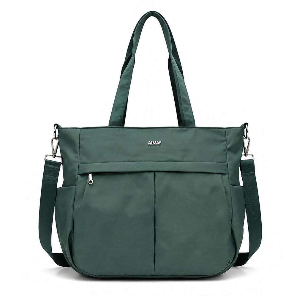 BOLSO PARA MUJER IMPERMEABLE CON GRAN CAPACIDAD Y CORREA AJUSTABLE VERDE CT2 - 1
