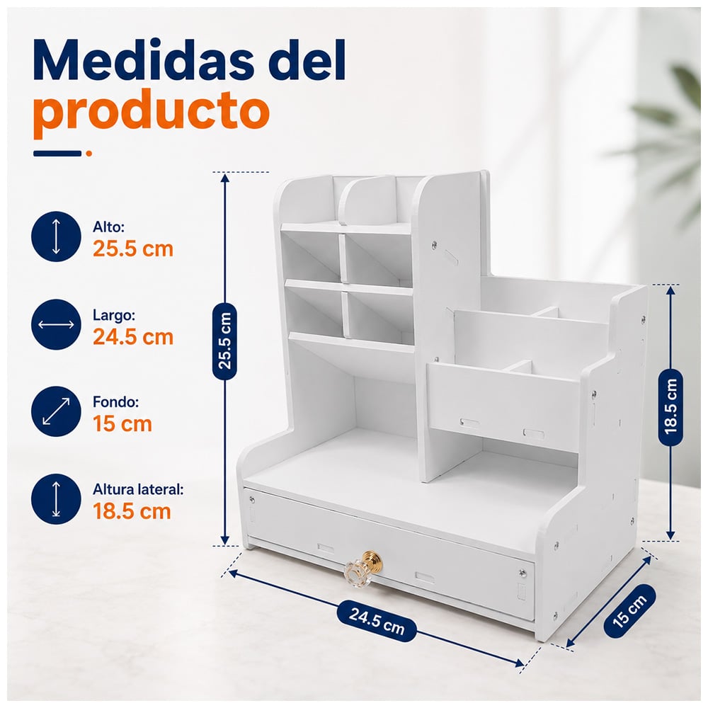 ORGANIZADOR DE OFICINA ESCRITORIO MODERNO SJ-094 - 6