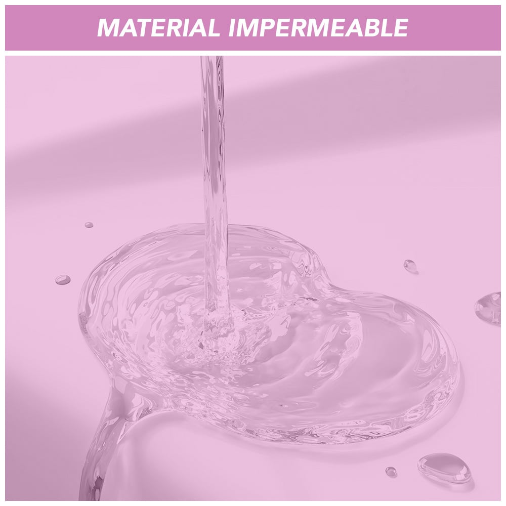 CORTINA DE BAÑO MODERNA IMPERMEABLE ACCESORIO PARA DUCHA ROSADO BB1 - 5