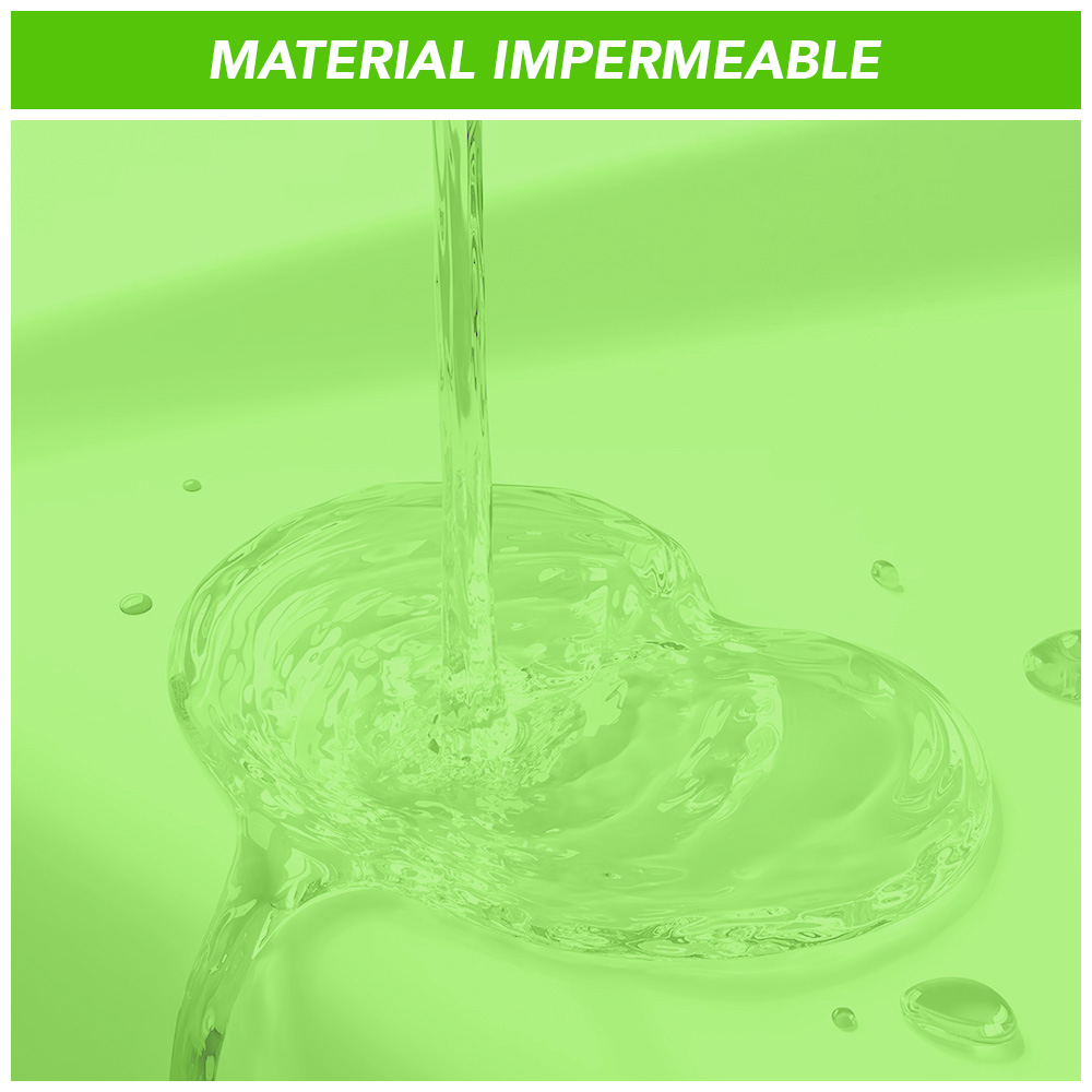 CORTINA DE BAÑO MODERNA IMPERMEABLE ACCESORIO PARA DUCHA VERDE BB1 - 2