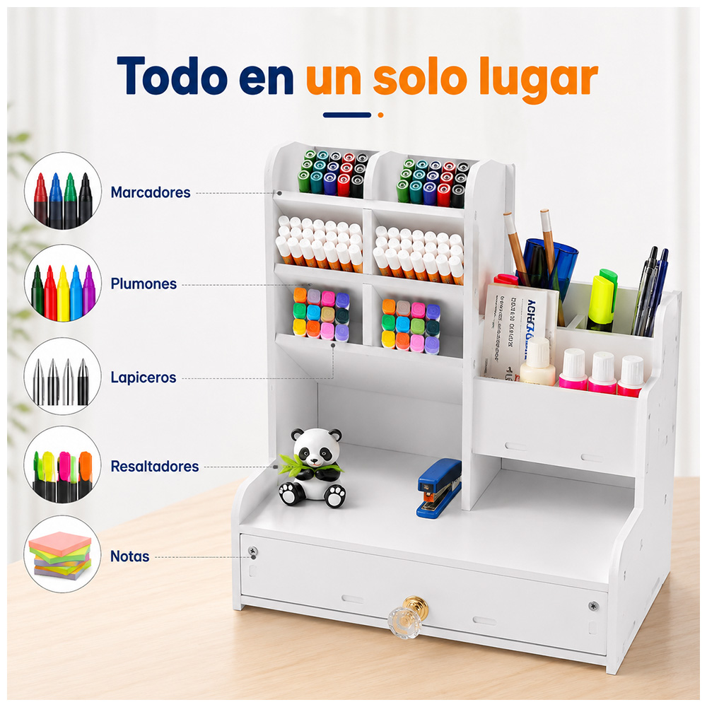 ORGANIZADOR DE OFICINA ESCRITORIO MODERNO SJ-094 - 2