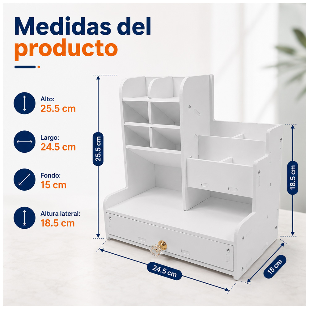 ORGANIZADOR DE OFICINA ESCRITORIO MODERNO SJ-094 - 6
