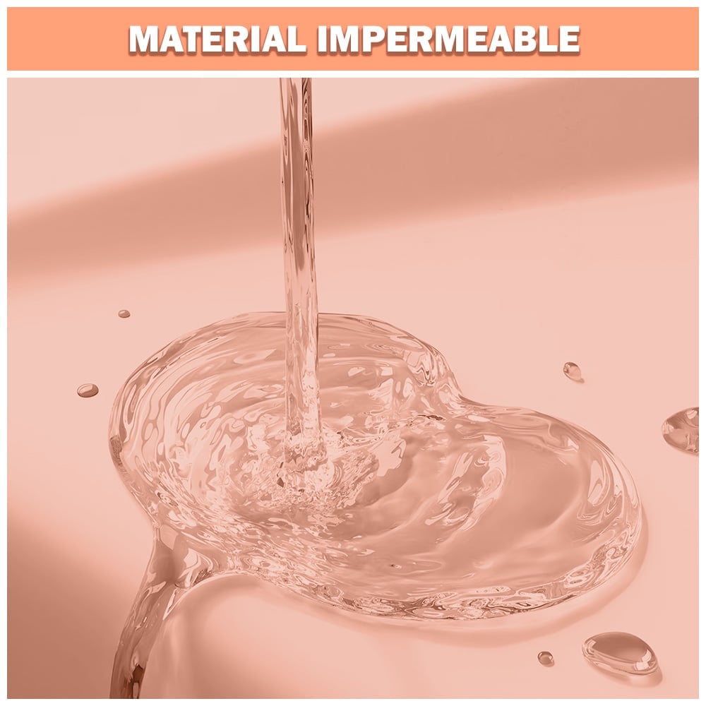 CORTINA DE BAÑO MODERNA IMPERMEABLE ACCESORIO PARA DUCHA U11 MELÓN - 3