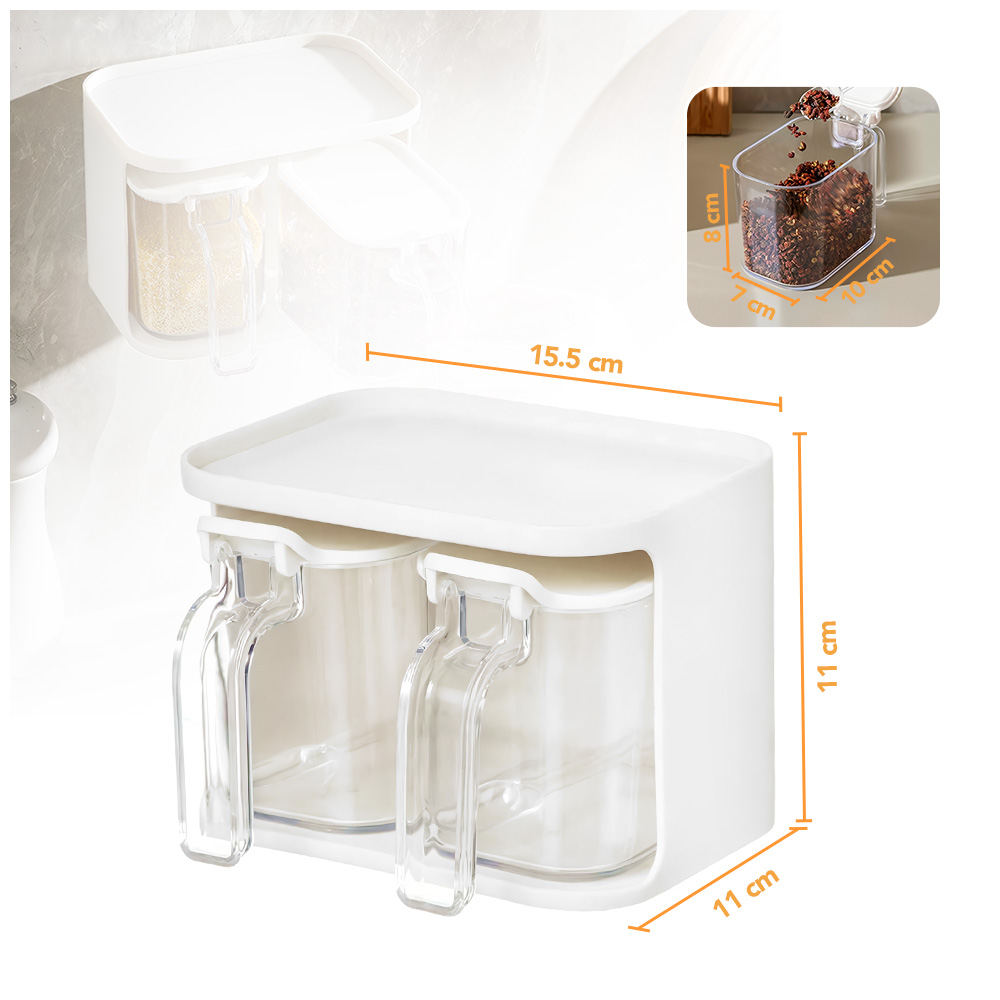 CARRITO ORGANIZADOR 4 NIVELES PARA COCINA JK4 Y CONDIMENTERO COLGANTE BG F48 - 5