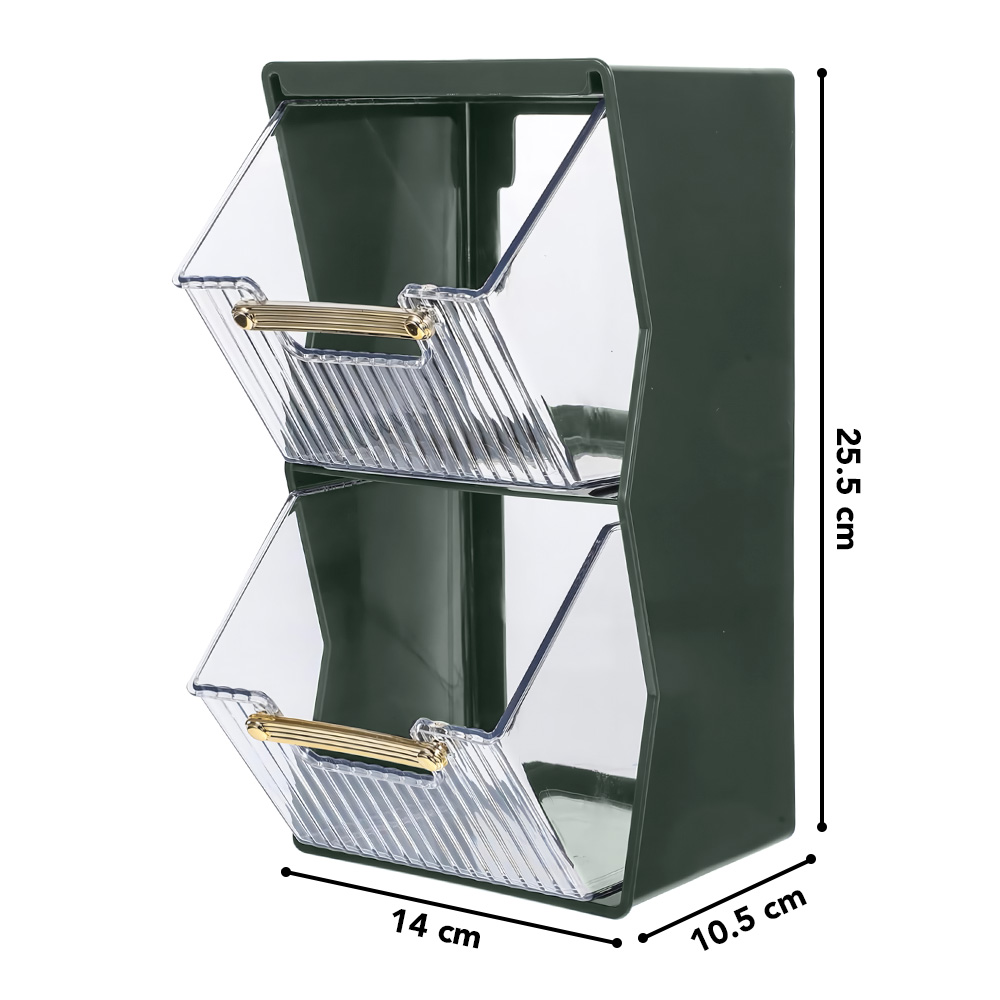 CARRITO ORGANIZADOR 3 NIVELES PARA COCINA JK3 Y CAJA ORGANIZADORA VD 17F - 5