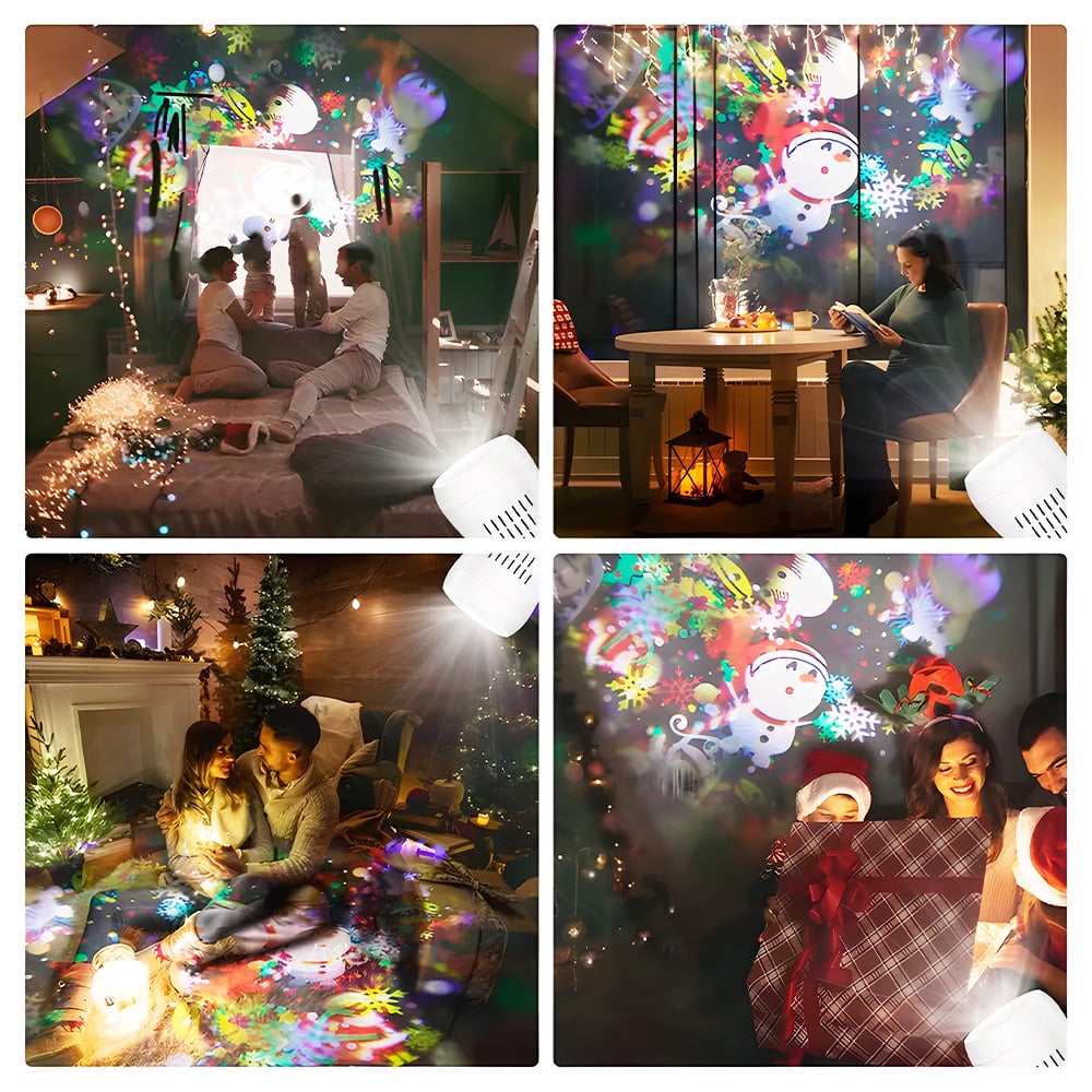 FOCO PROYECTOR LED NAVIDEÑO COLORIDO K43 - 4
