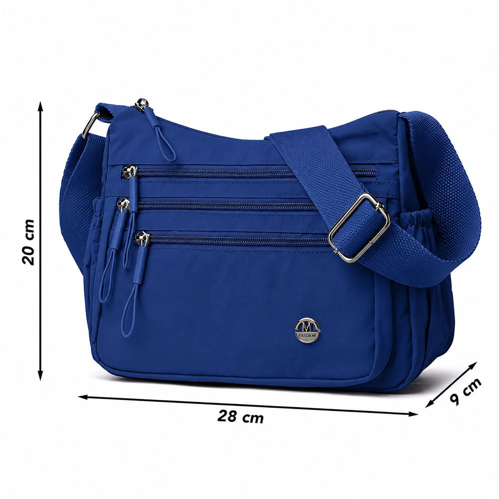 MORRAL PARA MUJER CON CORREA AJUSTABLE Y MÚLTIPLES BOLSILLOS AZ BP3 - 6