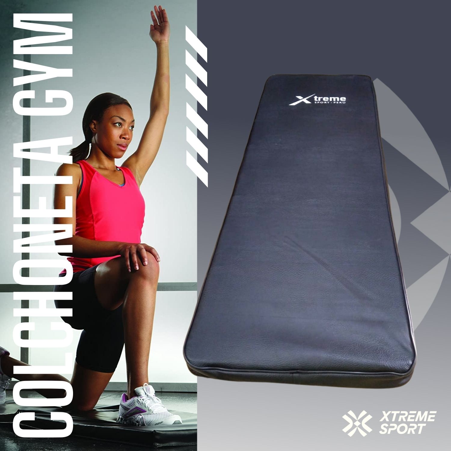COLCHONETA DE GYM 1.5M CUERINA DE EJERCICIOS - 3