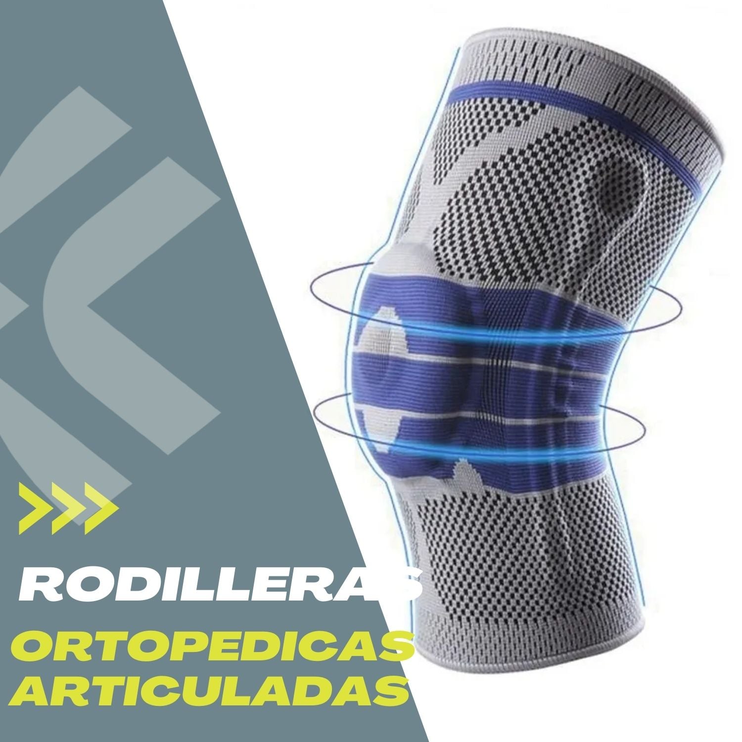 RODILLERA ORTOPEDICA ARTICULADA CON VARILLAS - 3