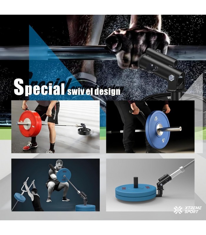 AGARRE XTREME SPORT LANDMINE BARRA OLÍMPICA BASE GIRATORIA - 4