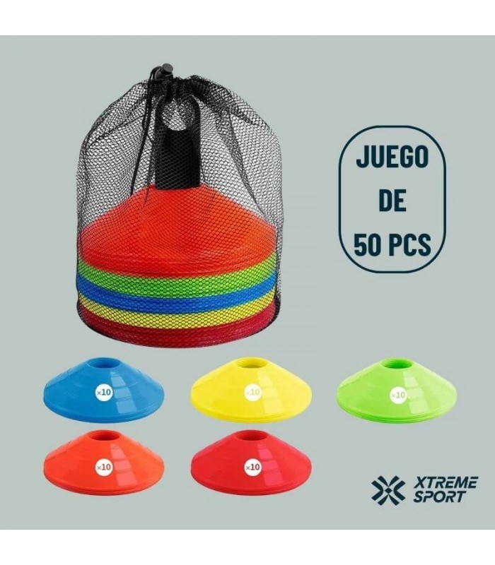 CONOS XTREME SPORT DISCX50 FUTBOL JUEGO 50 DISCOS DEPORTES - 2