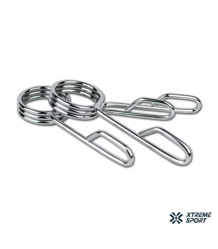 BARRA OLÍMPICA XTREME SPORT ACERO RECTA 120 CM + SEGUROS - 5