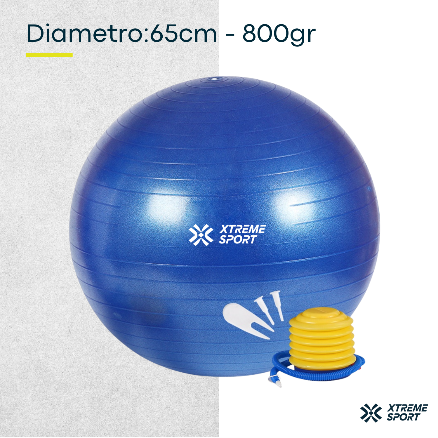 SET XTREME SPORT MAT YOGA 15MM + PELOTA YOGA 65CM + ARO PILATES - 2