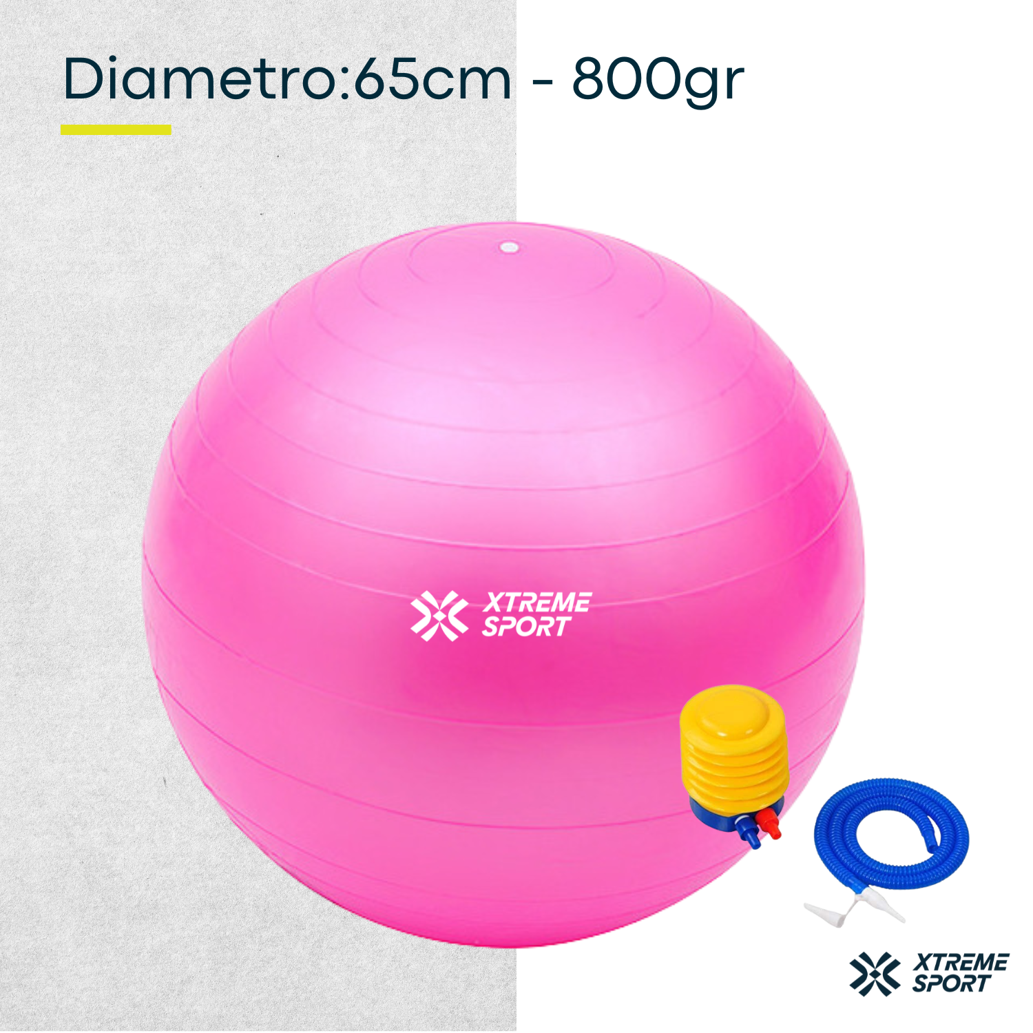 SET XTREME SPORT MAT YOGA 15MM + PELOTA YOGA 65CM + ARO PILATES - 4