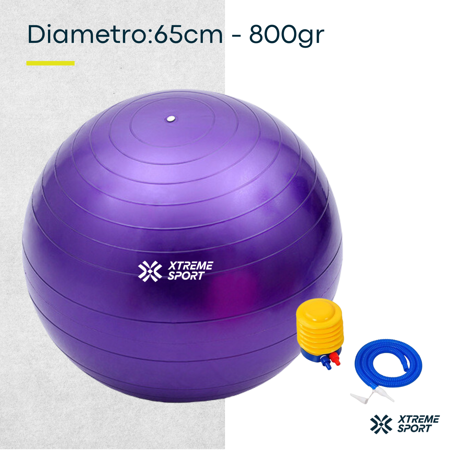 SET XTREME SPORT MAT YOGA 15MM + PELOTA YOGA 65CM + ARO PILATES - 3