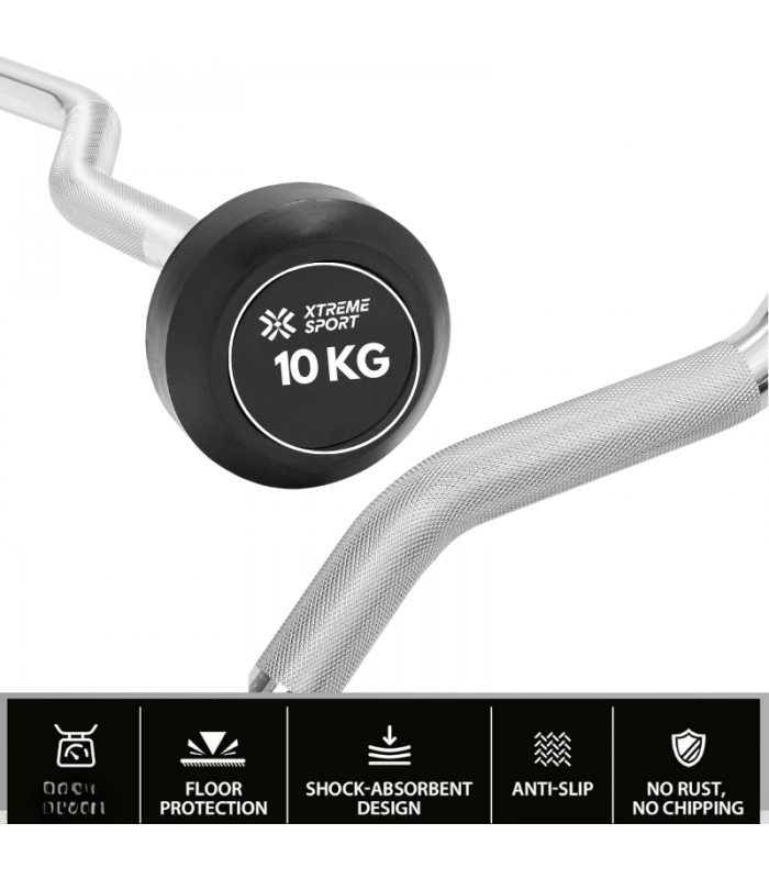 BARRA Z PESO FIJO DE 10KG - 2