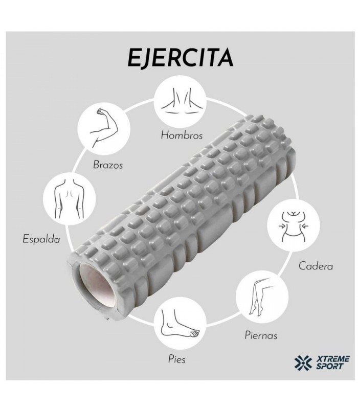 RODILLO ROLLER DE YOGA Y TERAPIA DE 45 CM XTREME SPORT - 2